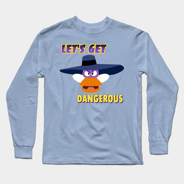 Darkwing Duck Long Sleeve T-Shirt by shallahan